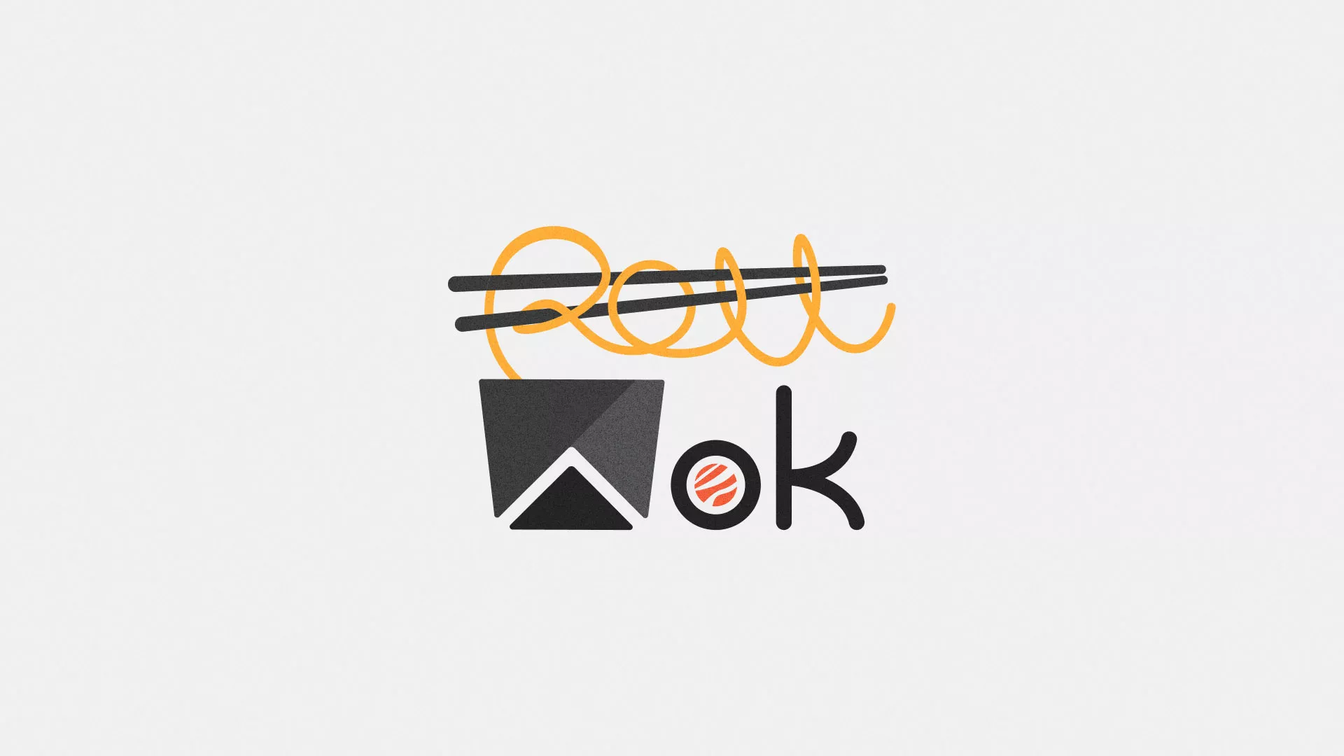 Разработка логотипа в Элисте для суши-бара «Roll Wok Club» Разработка логотипа в Элисте для суши-бара «Roll Wok Club»
